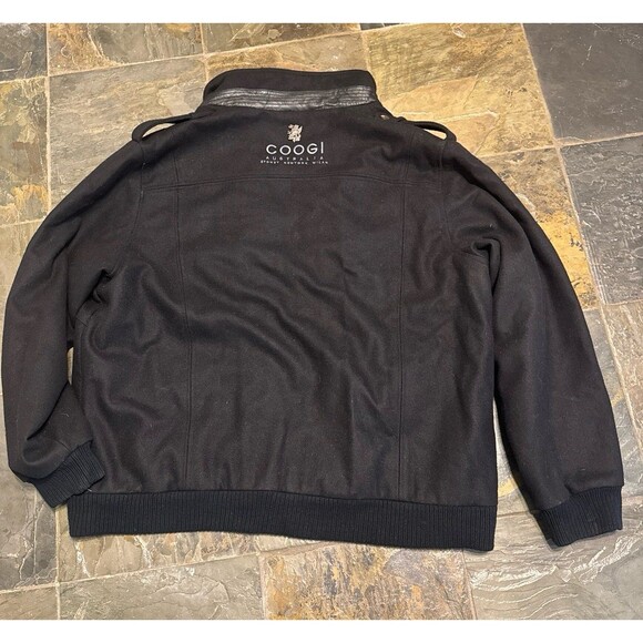 Men's Coogi Wool Coat Size 3xl black - Picture 5 of 5
